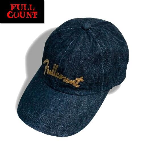 FULLCOUNT（フルカウント） キャップ 6007 Chain Embroidery Denim CAP