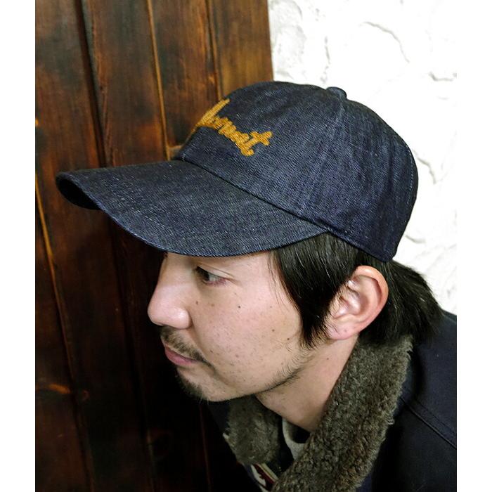 フルカウント FULL COUNT キャップ 6007 Chain Embroidery Denim CAP ロークラウン ベースボール デニム ロゴ 刺繍 帽子 アメカジ | FULLCOUNT | 02