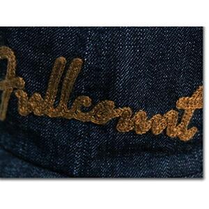 Fロゴ刺繍ダークグレーキャップ・フルカウント 6006-m.jpg