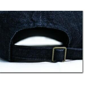 フルカウント FULL COUNT キャップ 6007 Chain Embroidery Denim CAP ロークラウン ベースボール デニム ロゴ 刺繍 帽子 アメカジ | FULLCOUNT | 08