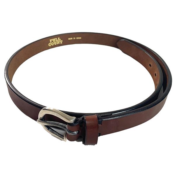 フルカウント FULL COUNT ベルト 6219 Oiled Leather Narrow Belt ナローベルト 栃木レザー 4.7mm 牛革 メンズ アメカジ 正規品 | FULLCOUNT | 04
