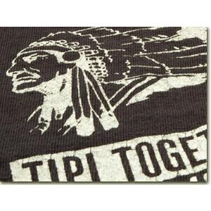 UES ウエス Tシャツ 652309 「TIPI CAMP」 カットソー プリント ロゴ 半袖 TEE インディアン キャンプ オーガニックコットン 天竺 バイオ加工 ヴィンテージ アメ｜ragtim-store｜14