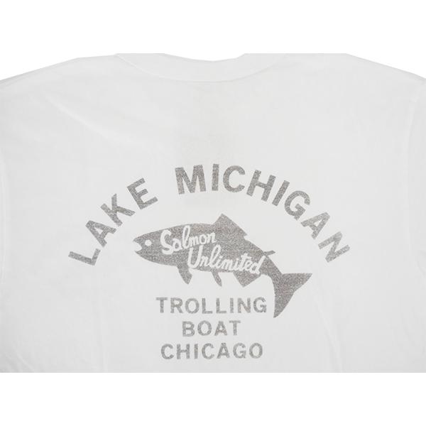 UES ウエス Tシャツ 652405 MICHIGAN 半袖 カットソー トップス プリント オーガニックコットン バイオ加工 ヴィンテージ アメカジ メンズ 2024年春夏 新作｜ragtim-store｜16