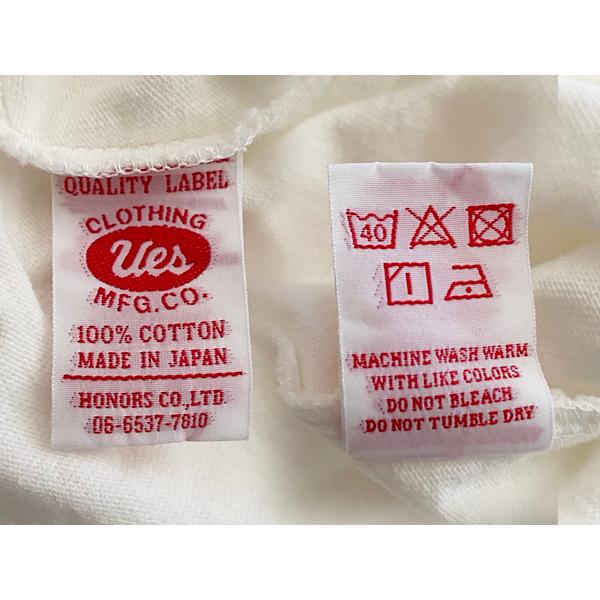 UES ウエス Tシャツ 652503 SEWING MACHINE 半袖 カットソー トップス プリント ロゴ TEE 綿100% バイオ加工 ヴィンテージ アメカジ メンズ 2025年 春夏 新作 | UES | 15