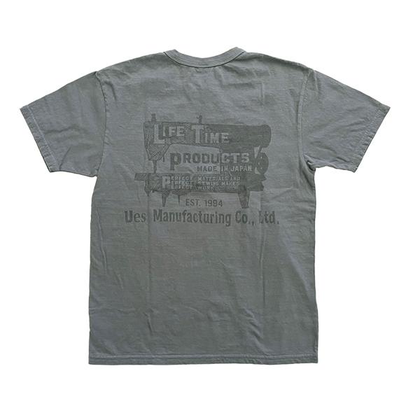 UES ウエス Tシャツ 652503 SEWING MACHINE 半袖 カットソー トップス プリント ロゴ TEE 綿100% バイオ加工 ヴィンテージ アメカジ メンズ 2025年 春夏 新作 | UES | 05