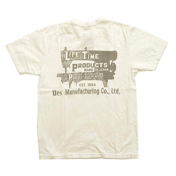 UES ウエス Tシャツ 652503 SEWING MACHINE 半袖 カットソー トップス プリント ロゴ TEE 綿100% バイオ加工 ヴィンテージ アメカジ メンズ 2025年 春夏 新作 | UES | 11