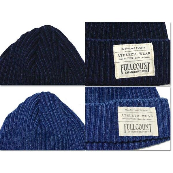 FULL COUNT フルカウント 6817 INDIGO RIB WATCH CAP インディゴリブワッチキャップ キャップ 帽子 プレゼント 男性 メンズ ラッピング対応可能 | FULLCOUNT | 03