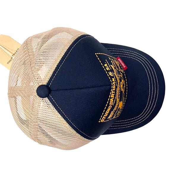 ステュディオ・ダルチザン STUDIO D'ARTISAN メッシュキャップ 7582 ロゴ 豚さん 帽子 アメカジ カジュアル ワンウォッシュ 小物 メンズ 新作 正規品 | STUDIO D'ARTISAN | 12