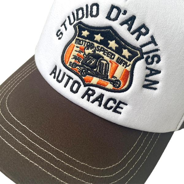 ステュディオ・ダルチザン STUDIO D'ARTISAN メッシュキャップ 7586 ロゴ 豚さん 帽子 アメカジ カジュアル ワンウォッシュ プレゼント 小物 メンズ 新作 | STUDIO D'ARTISAN | 07