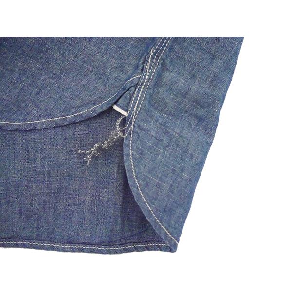 フェローズ PHERROW'S ワークシャツ 770WS シャツ 長袖 40年代モデル ラウンドヨーク WORK SHIRTS コットン シャンブレー リネン ヴィンテージ 定番 アメカジ | Pherrow's | 12