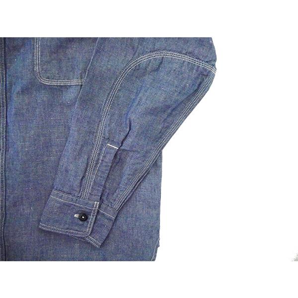 フェローズ PHERROW'S ワークシャツ 770WS シャツ 長袖 40年代モデル ラウンドヨーク WORK SHIRTS コットン シャンブレー リネン ヴィンテージ 定番 アメカジ | Pherrow's | 13