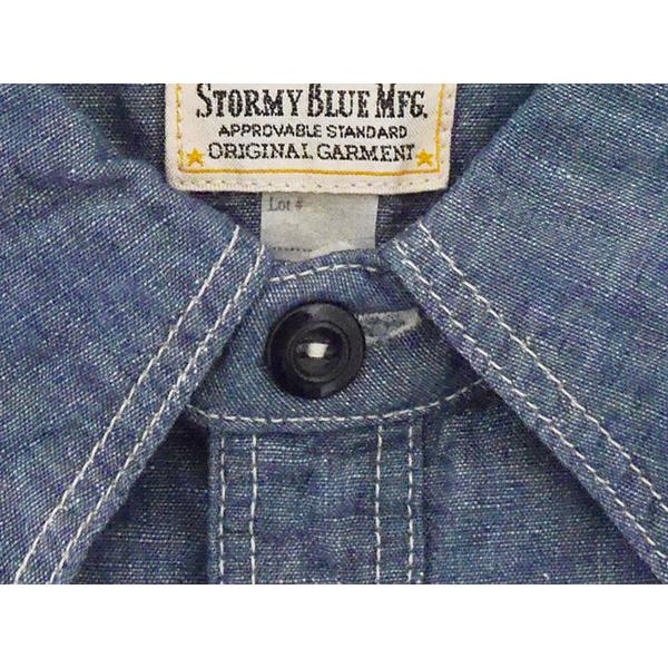 フェローズ PHERROW'S ワークシャツ 770WS シャツ 長袖 40年代モデル ラウンドヨーク WORK SHIRTS コットン シャンブレー リネン ヴィンテージ 定番 アメカジ | Pherrow's | 10