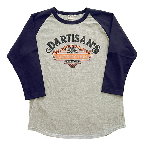 ステュディオ・ダルチザン STUDIO D'ARTISAN Ｔシャツ 8162A 七分袖 ラグラン バイカラー インディアン ロゴ プリント アメカジ メンズ 日本製 2025年 新作 | STUDIO D'ARTISAN | 05