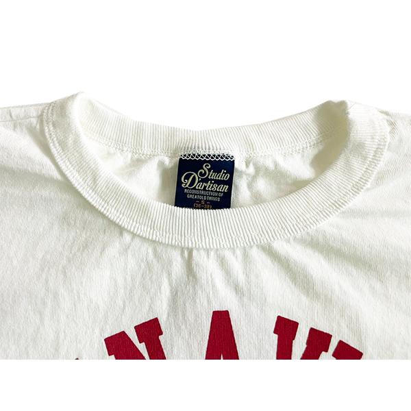 STUDIO D'ARTISAN ステュディオダルチザン Tシャツ 8166A プリント 半袖 TEE USAコットン カットソー 日本製 アメカジ ヴィンテージ メンズ 2025 春夏 | STUDIO D'ARTISAN | 06