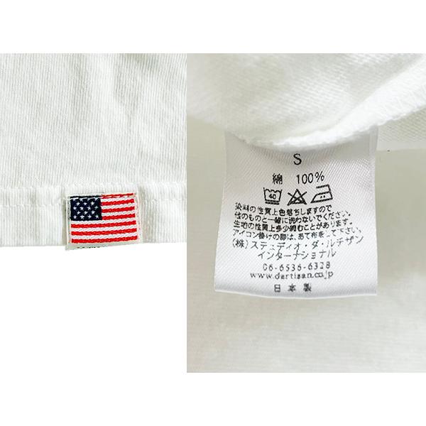 STUDIO D'ARTISAN ステュディオダルチザン Tシャツ 8166A プリント 半袖 TEE USAコットン カットソー 日本製 アメカジ ヴィンテージ メンズ 2025 春夏 | STUDIO D'ARTISAN | 08