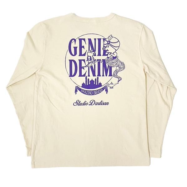 ステュディオ・ダルチザン STUDIO D'ARTISAN Ｔシャツ 8195A 長袖 ロンT ロゴ TEE プリント デニム アラジン アメカジ メンズ 日本製 秋冬 2025年 新作 | STUDIO D'ARTISAN | 08