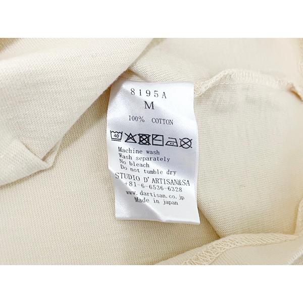 ステュディオ・ダルチザン STUDIO D'ARTISAN Ｔシャツ 8195A 長袖 ロンT ロゴ TEE プリント デニム アラジン アメカジ メンズ 日本製 秋冬 2025年 新作 | STUDIO D'ARTISAN | 11