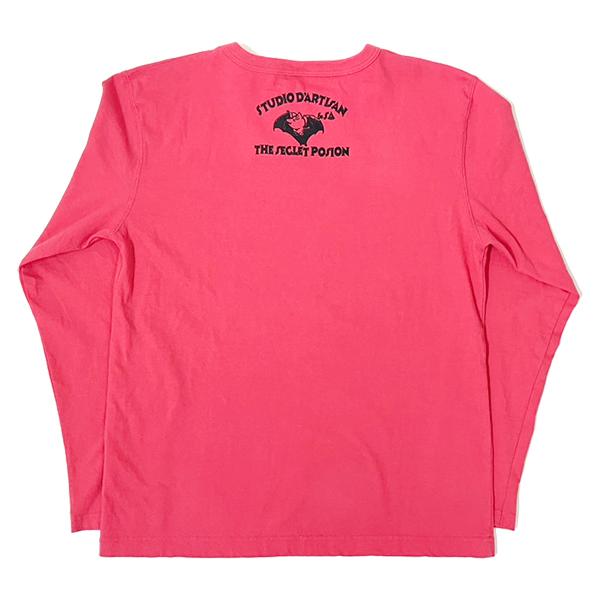 ステュディオ・ダルチザン STUDIO D'ARTISAN Ｔシャツ 8195B 長袖 ロンT ロゴ TEE プリント デニム オマージュ アメカジ メンズ 日本製 秋冬 2025年 新作 | STUDIO D'ARTISAN | 06