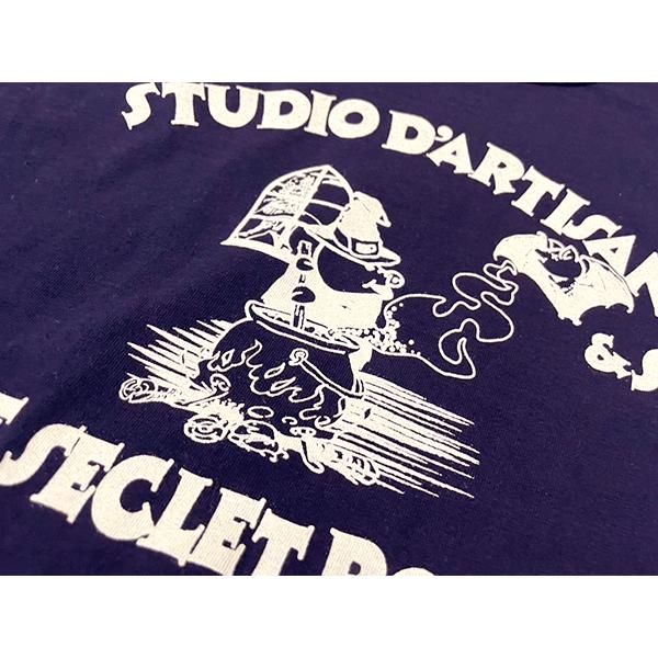 ステュディオ・ダルチザン STUDIO D'ARTISAN Ｔシャツ 8195B 長袖 ロンT ロゴ TEE プリント デニム オマージュ アメカジ メンズ 日本製 秋冬 2025年 新作 | STUDIO D'ARTISAN | 10