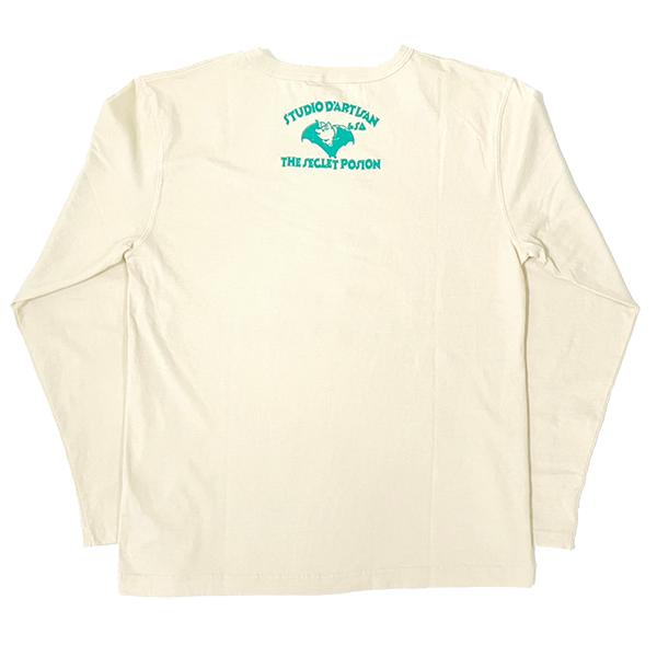 ステュディオ・ダルチザン STUDIO D'ARTISAN Ｔシャツ 8195B 長袖 ロンT ロゴ TEE プリント デニム オマージュ アメカジ メンズ 日本製 秋冬 2025年 新作 | STUDIO D'ARTISAN | 12