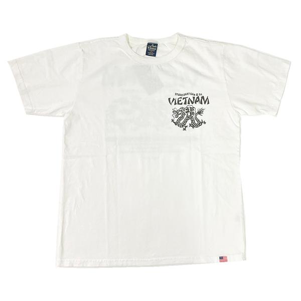 STUDIO D'ARTISAN ステュディオダルチザン Tシャツ 8197 ベトナム プリント 半袖 TEE USAコットン カットソー 日本製 アメカジ ヴィンテージ メンズ 2025 | STUDIO D'ARTISAN | 05