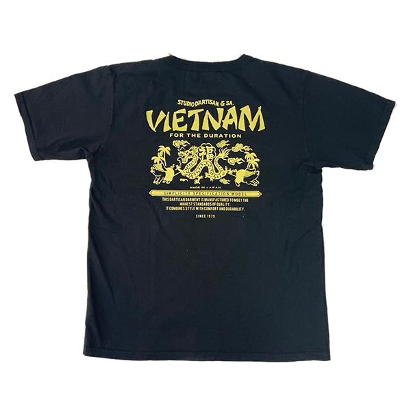 STUDIO D'ARTISAN ステュディオダルチザン Tシャツ 8197 ベトナム プリント 半袖 TEE USAコットン カットソー 日本製 アメカジ ヴィンテージ メンズ 2025 | STUDIO D'ARTISAN | 08