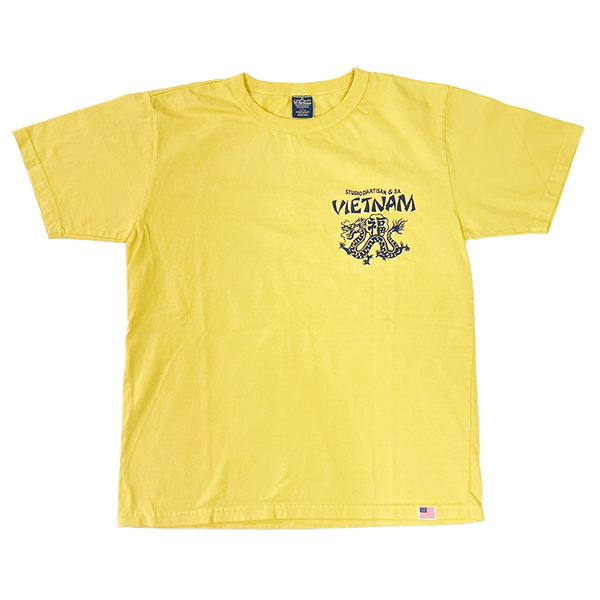STUDIO D'ARTISAN ステュディオダルチザン Tシャツ 8197 ベトナム プリント 半袖 TEE USAコットン カットソー 日本製 アメカジ ヴィンテージ メンズ 2025 | STUDIO D'ARTISAN | 09