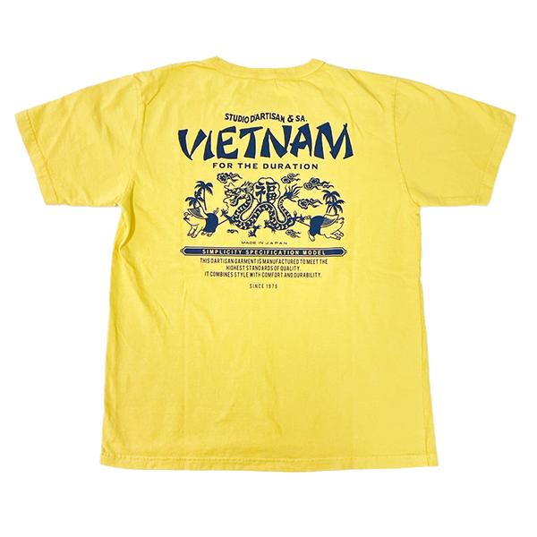 STUDIO D'ARTISAN ステュディオダルチザン Tシャツ 8197 ベトナム プリント 半袖 TEE USAコットン カットソー 日本製 アメカジ ヴィンテージ メンズ 2025 | STUDIO D'ARTISAN | 10