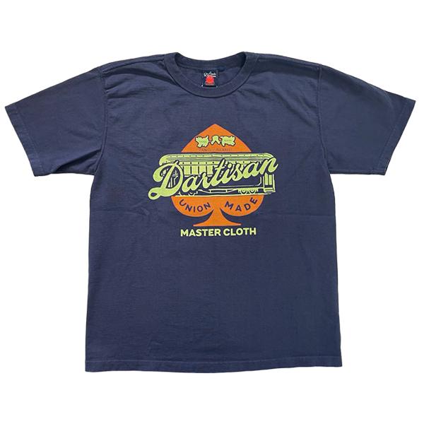 ステュディオダルチザン STUDIO D'ARTISAN Tシャツ 8208B 半袖 スペード 吊り編み プリント TEE 4本針 綿100％ アメカジ メンズ 2026年 春夏 新作 日本製 | STUDIO D'ARTISAN | 06
