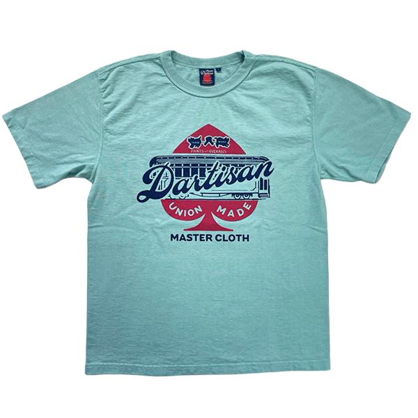 ステュディオダルチザン STUDIO D'ARTISAN Tシャツ 8208B 半袖 スペード 吊り編み プリント TEE 4本針 綿100％ アメカジ メンズ 2026年 春夏 新作 日本製 | STUDIO D'ARTISAN | 08