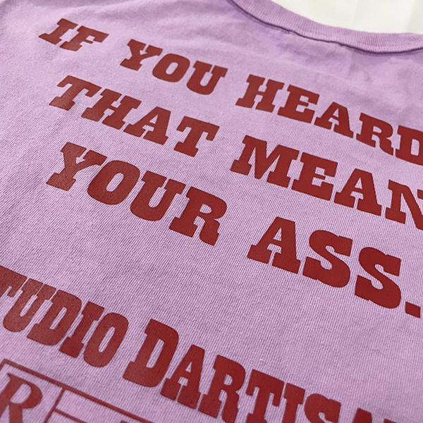 STUDIO D'ARTISAN ステュディオダルチザン Tシャツ 8211A コットン プリント 半袖 TEE USAコットン カットソー 日本製 アメカジ メンズ 2026 春夏 正規品 | STUDIO D'ARTISAN | 06