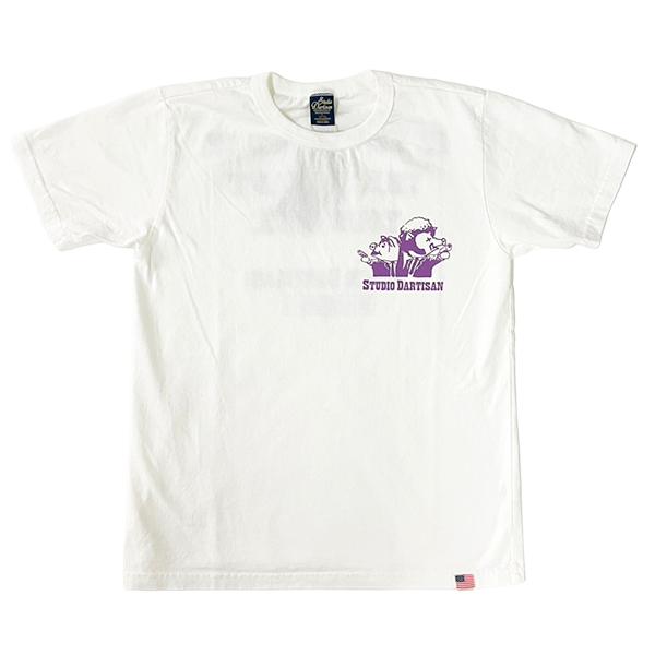 STUDIO D'ARTISAN ステュディオダルチザン Tシャツ 8211A コットン プリント 半袖 TEE USAコットン カットソー 日本製 アメカジ メンズ 2026 春夏 正規品 | STUDIO D'ARTISAN | 07