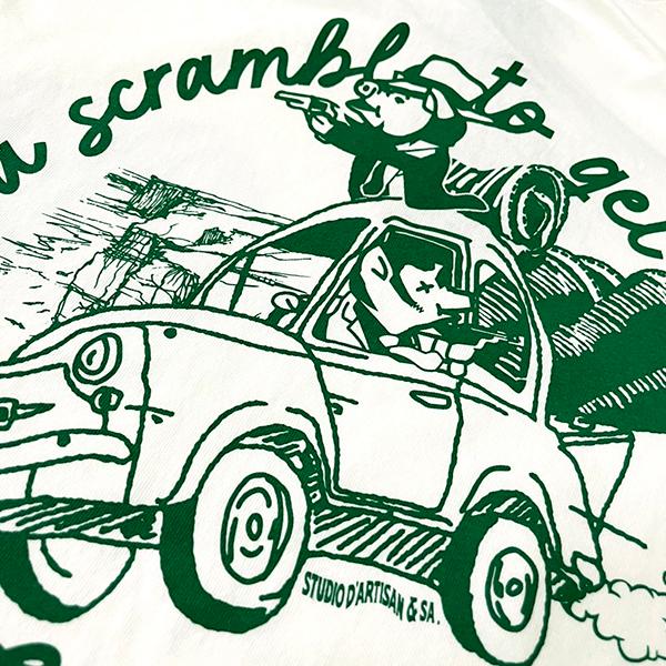 STUDIO D'ARTISAN ステュディオダルチザン Tシャツ 正規品 8211B プリント 半袖 TEE USAコットン カットソー 日本製 アメカジ ヴィンテージ メンズ 2026 春夏 | STUDIO D'ARTISAN | 08