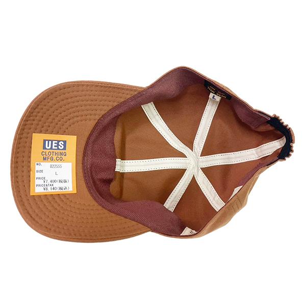 UES（ウエス） 822555 プリント ベースボールキャップ CAP 帽子