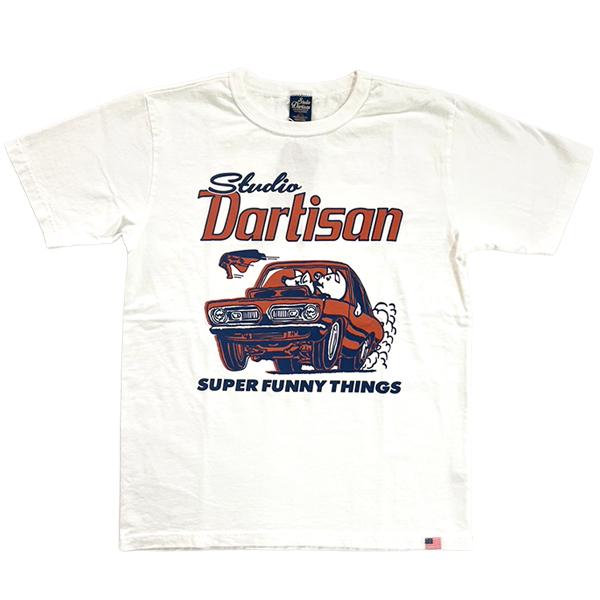 STUDIO D'ARTISAN ステュディオダルチザン Tシャツ 8232A コットン プリント 半袖 TEE USAコットン カットソー　日本製 アメカジ メンズ 2026 春夏 | STUDIO D'ARTISAN | 03