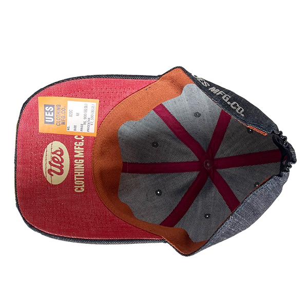 UES（ウエス） ベースボールキャップ 82DC A HAPPY DAY ワッペン