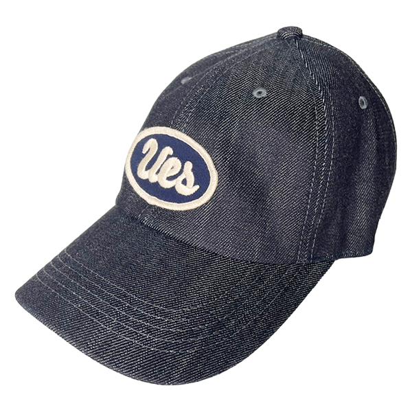 UES ウエス キャップ 82DC CAP 帽子 ロゴ ワッペン デニム
