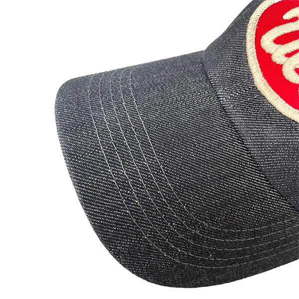 UES（ウエス） キャップ 82DC UES CAP 帽子 ロゴ ワッペン デニム