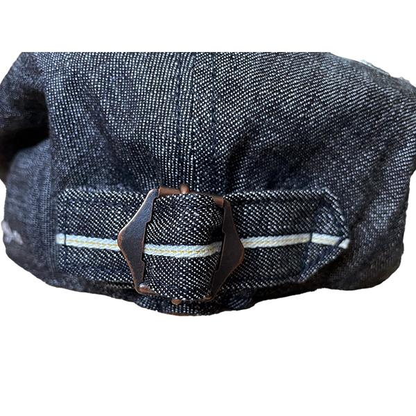 UES ウエス ハンチング キャップ 82HT デニム インディゴ 綿100％ 帽子 CAP 定番 シンプル 無地 バックストラップ 小物 プレゼント 男 メンズ アメカジ 日本製 | UES | 05