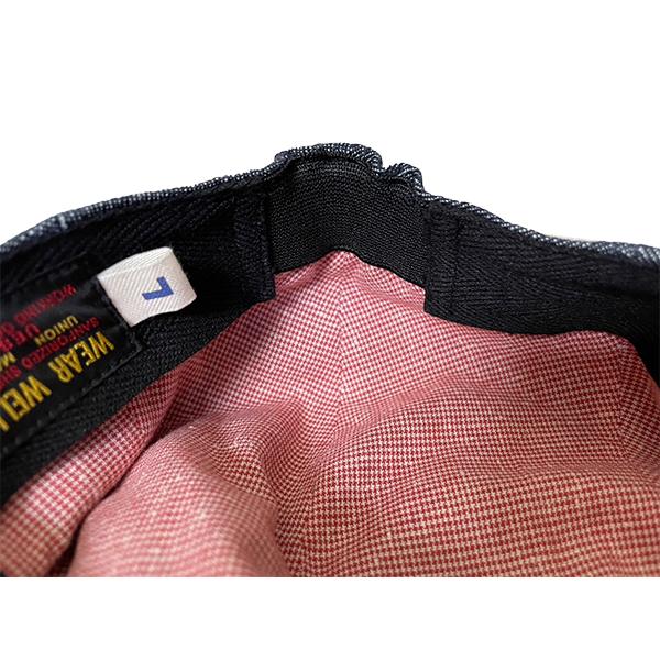 UES ウエス ハンチング キャップ 82HT デニム インディゴ 綿100％ 帽子 CAP 定番 シンプル 無地 バックストラップ 小物 プレゼント 男 メンズ アメカジ 日本製 | UES | 07