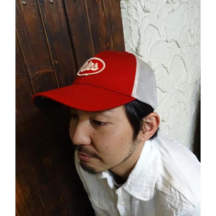 UES ウエス 82MC メッシュキャップ 帽子 CAP ベースボールキャップ 定番 UES 赤ロゴ ワッペン ワンポイント アメカジ 小物 プレゼント 男性 メンズ | UES | 06