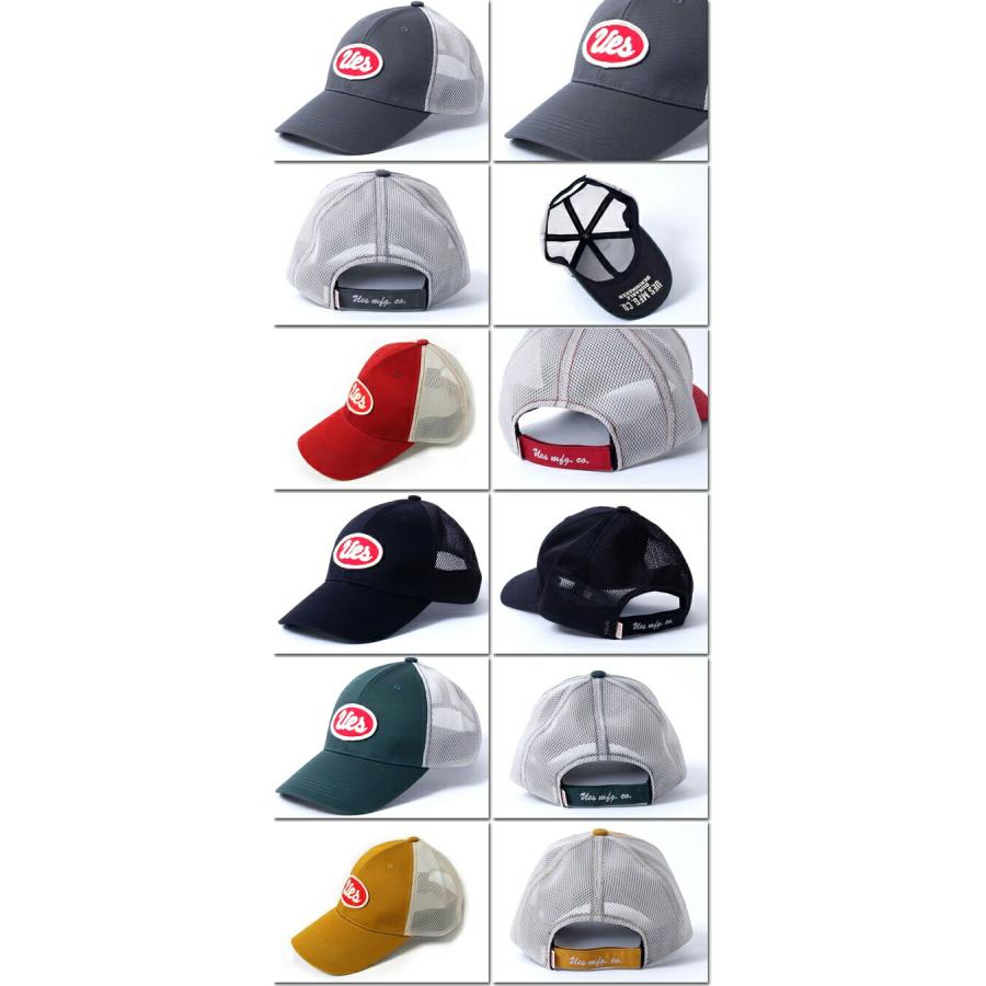 UES ウエス 82MC メッシュキャップ 帽子 CAP ベースボールキャップ 定番 UES 赤ロゴ ワッペン ワンポイント アメカジ 小物 プレゼント 男性 メンズ | UES | 24