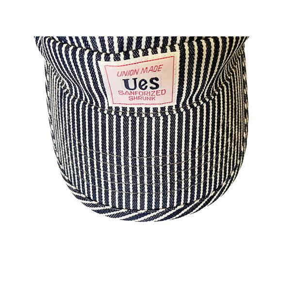 UES（ウエス） ワークキャップ 82W ヒッコリー 帽子 CAP アメカジ 定番