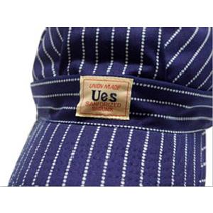 UES（ウエス） ワークキャップ 82W-SP ウォバッシュ ストライプ 帽子