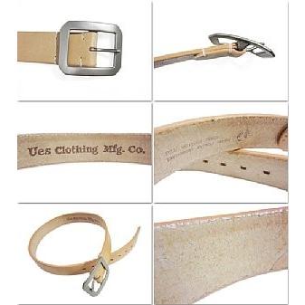 UES（ウエス） ベルト 84-SB スクエアバックル レザーベルト