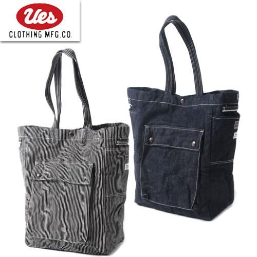 ウエス デイバッグ ヒッコリー UES ウエス 'UES'ワッペンデイバッグ EASY NAVY DP-1 デニム