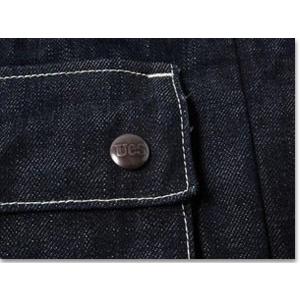 UES ウエス 890716 裏地付きトートバッグ デニム ヒッコリー 鞄 インディゴ プレゼント 男性 メンズ ラッピング対応可能 | UES | 09