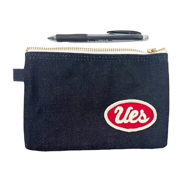 UES ウエス ペンケース 891305 ZIP ミニ ポーチ 小物入れ トラベルポーチ デニム インディゴ 経年変化 アメカジ メンズ ユニセックス 文房具 印鑑 定番 | UES | 13