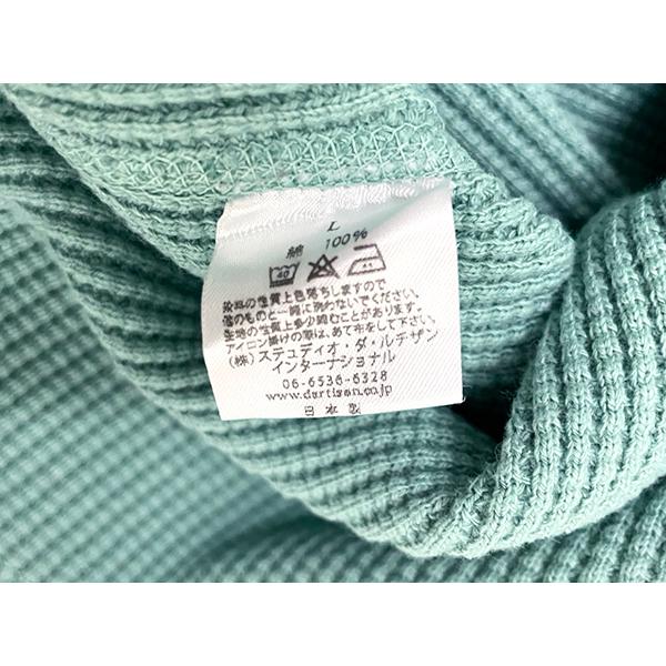 ステュディオ・ダルチザン STUDIO D’ARTISAN ロンT 9936 ヘビーサーマル 長袖 Ｔシャツ 無地 ワッフル 保温性 メンズ アメカジ  新作 2025年 秋冬 日本製 | STUDIO D'ARTISAN | 17