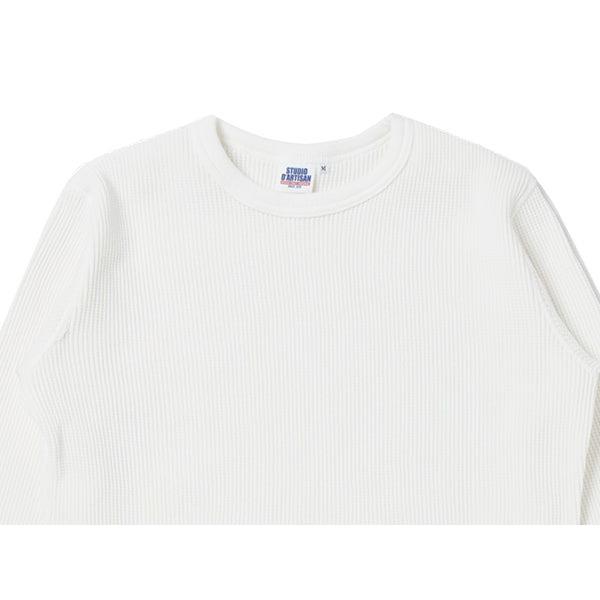 ステュディオ・ダルチザン STUDIO D’ARTISAN ロンT 9936 ヘビーサーマル 長袖 Ｔシャツ 無地 ワッフル 保温性 メンズ アメカジ  新作 2025年 秋冬 日本製 | STUDIO D'ARTISAN | 09